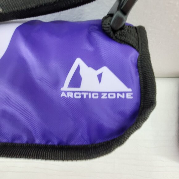 Arctic Zone Lunch Bag Zipper, Handle in Purple New with Microban - Picture 4 of 9
